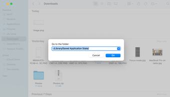 Gespeicherter Ordner