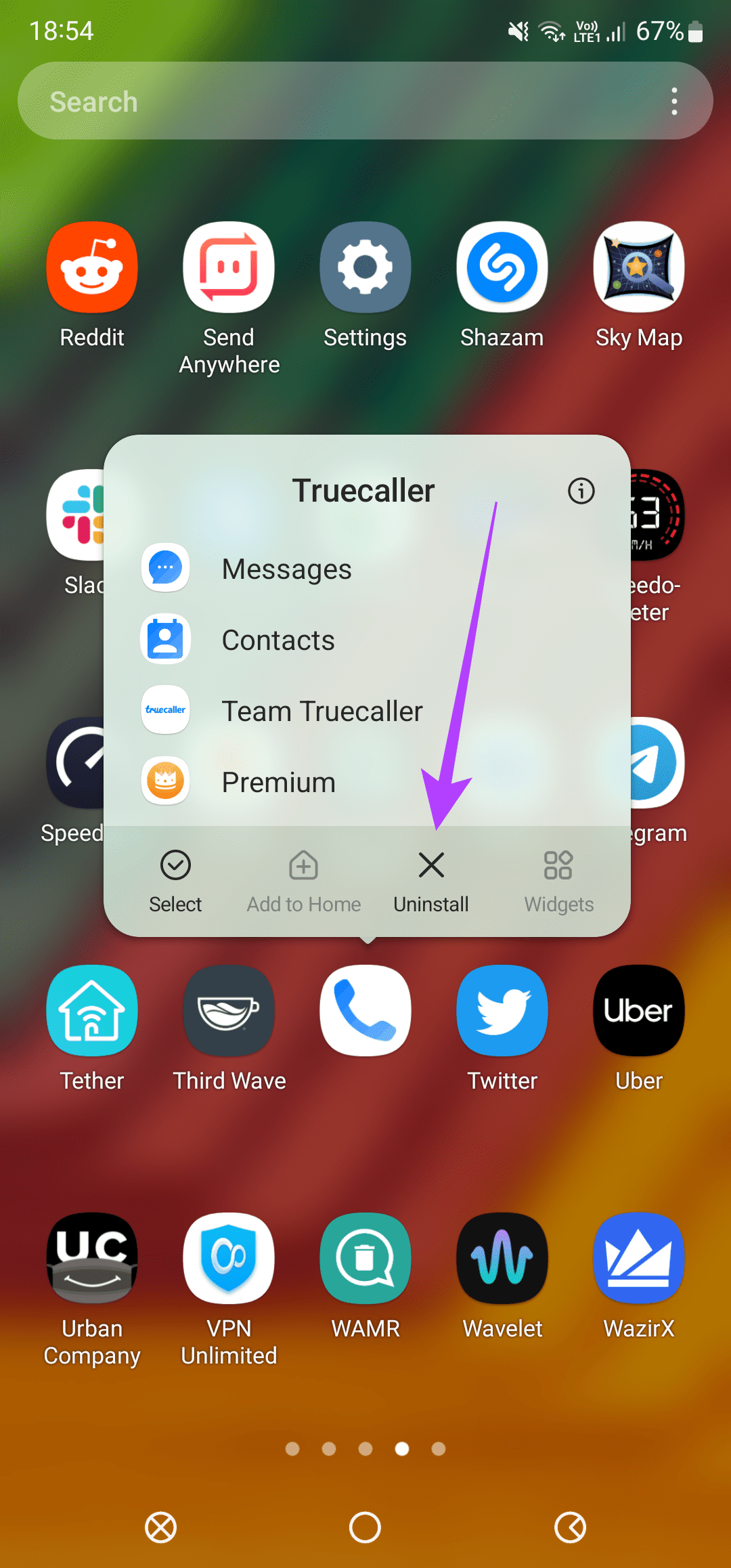 Truecaller deinstallieren