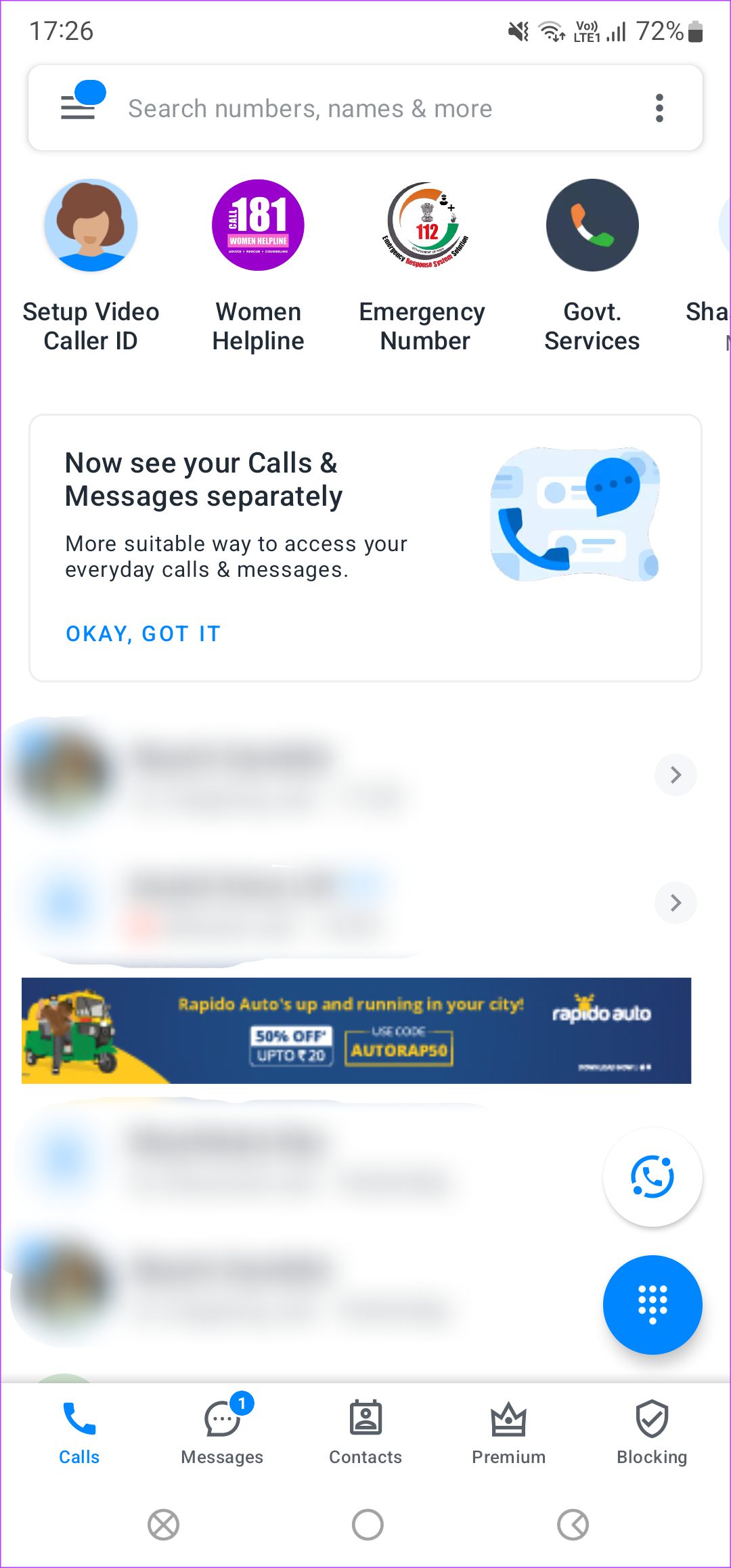 Truecaller-App für Android