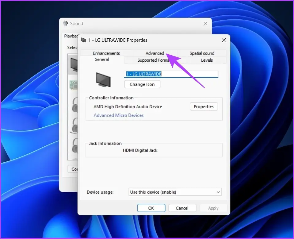 Klicken Sie auf Erweitert