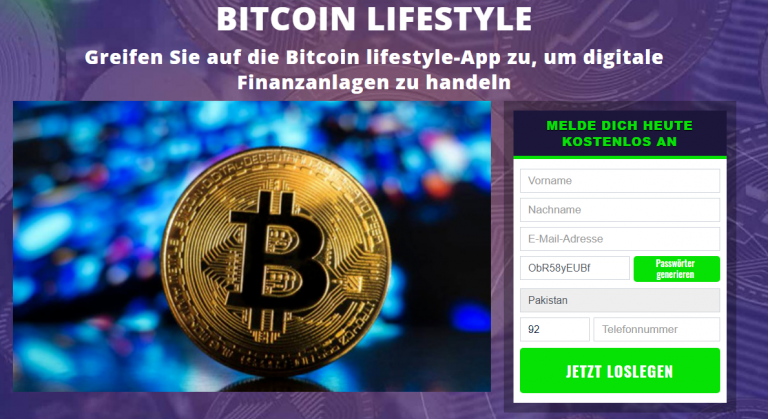 BITCOIN LIFESTYLE Review 2022- Funktioniert diese Software? Oder ist es ein Betrug App?0 (0)