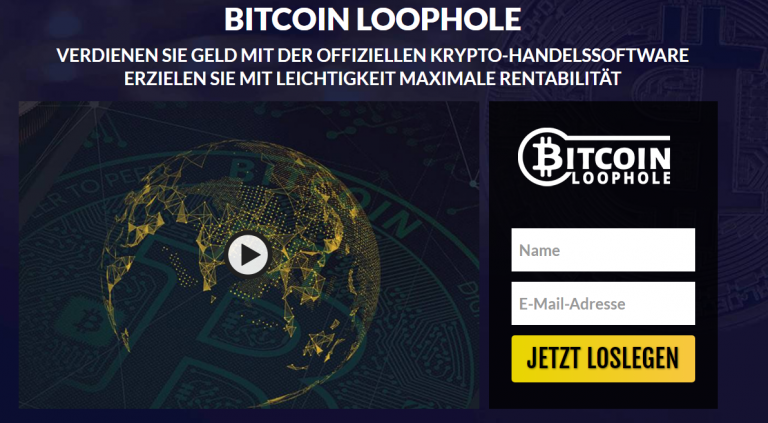 Bitcoin LOOPHOLE Überprüfung 2022-Does Diese Software arbeiten? Oder ist es ein Betrug App?0 (0)