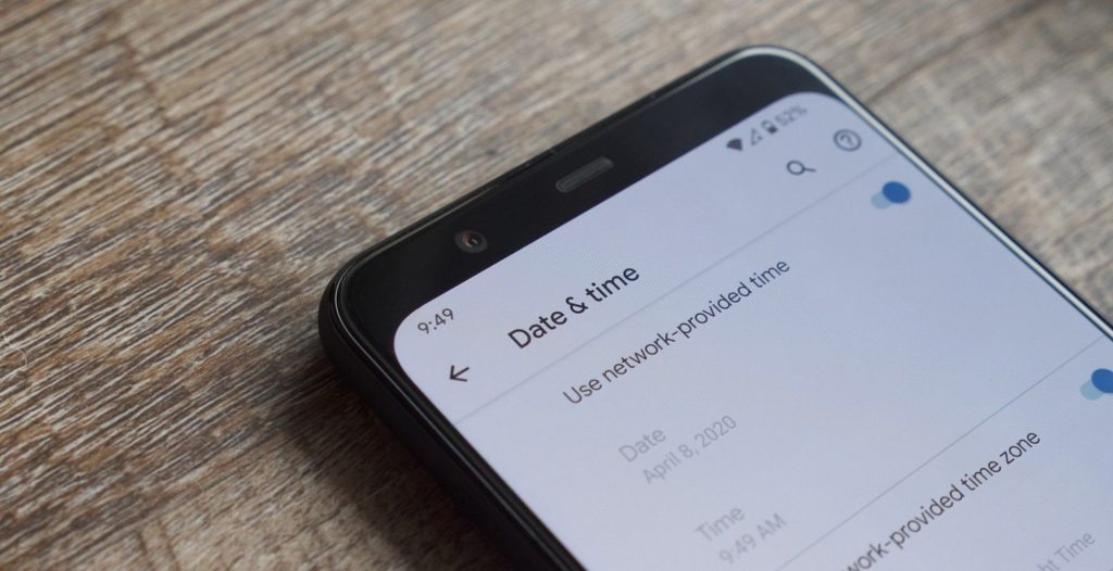 falsche Zeit beheben Android 2