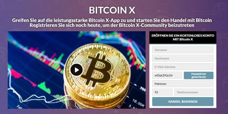 Bitcoin X Review 2022- Legit Oder Scam? Funktioniert Diese Software Wirklich?0 (0)