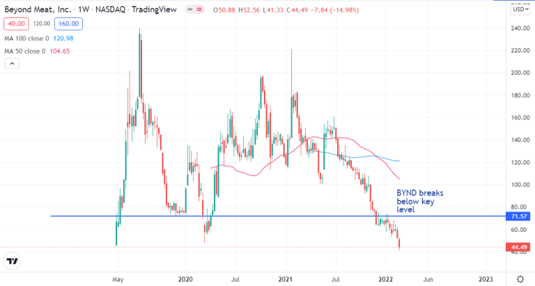 Beyond Meat nach den Ergebnissen des 4. Quartals 2021 unter Druck.  Soll man den Dip kaufen?0 (0)